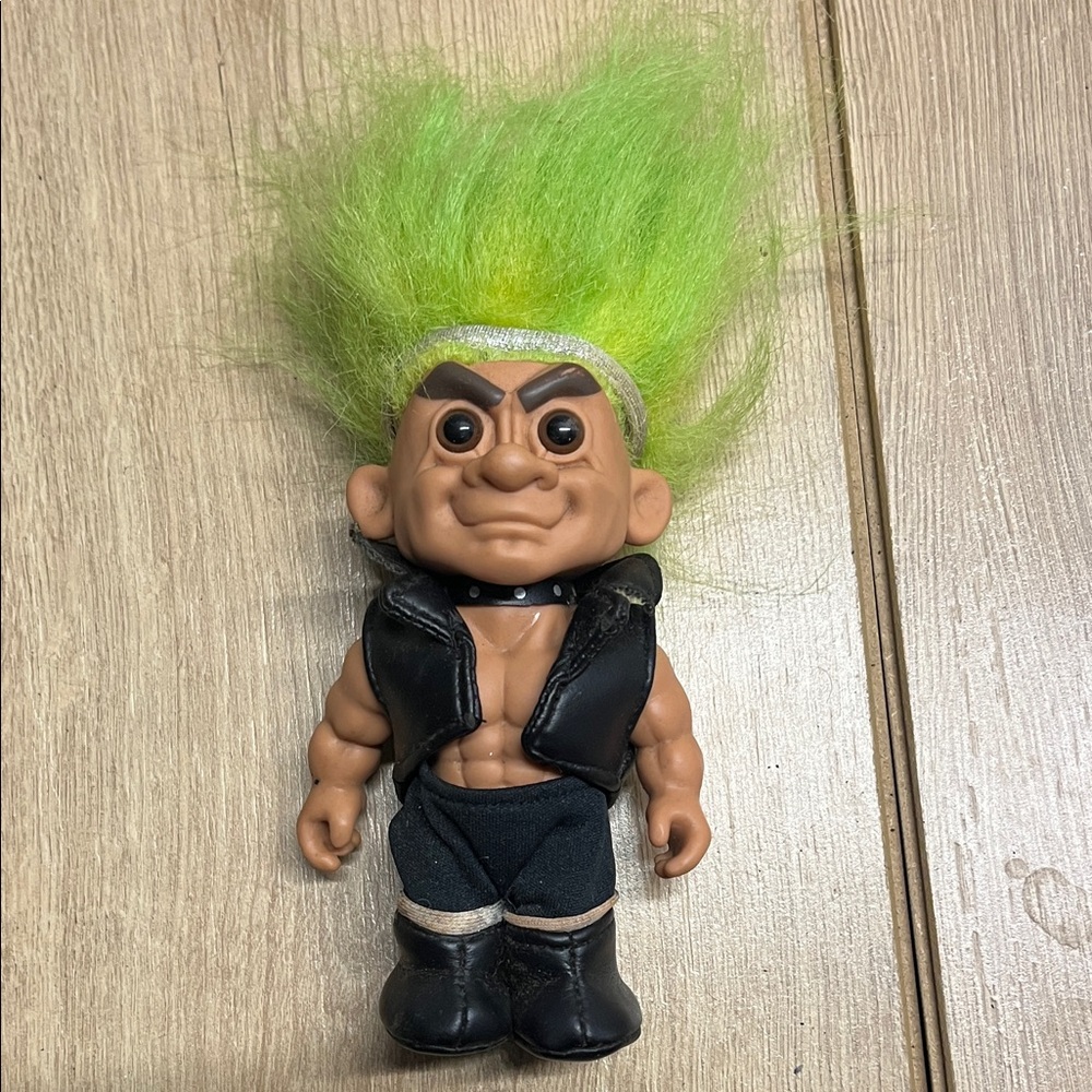 Fierce Green-Haired Action Figure